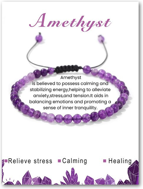 GolbalJew Armband, Amethysten, Karneol, Hämatit, Amazonit, Perle, Unisex - Bild 1