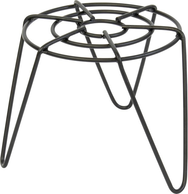 Wagner Pflanzenständer GH 0520 aus Stahl in Schwarz Matt, Höhe: 20 cm, Durchmesser: 22 cm - Bild 1