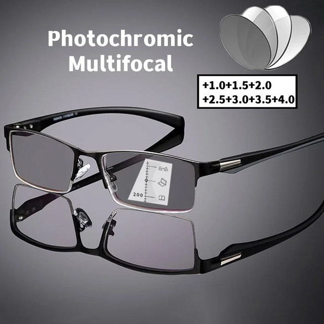 Vintage Photo Chrome Sonnenbrille, rectangular, Metal - Bild 1