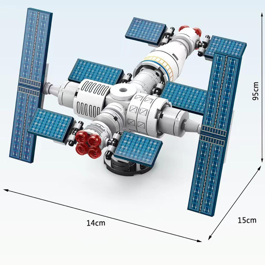 Yiran toy Bausteine Rakete Weltraum Bausatz ab 14 Jahren - Bild 2