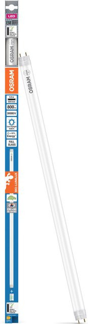 Osram LED T8 EM Bio-Lumilux LED-Röhre, Kaltweiß 6500 K, 6,6 W (ex 18 W), 800 lm, G13, Matt, CRI 95 - Bild 1