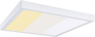 Paulmann Abia 71307 LED-Panel 16W Warmweiß Weiß mit Bewegungsmelder und Dämmerungssensor, quadratisch, B/T/H: 40 x 40 x 1 cm - Bild 1