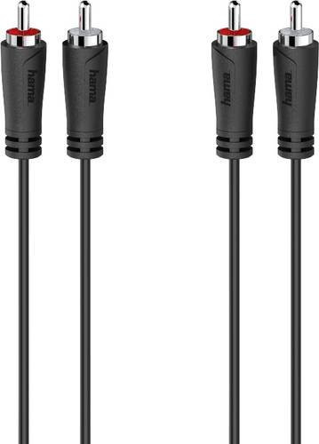 Hama Audio-Kabel RCA Cinch in Schwarz, Länge: 3,0 m - Bild 1