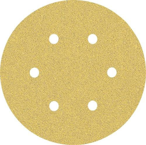 Bosch EXPERT C470 Exzenterschleifpapier gelocht Körnung 60 Durchmesser 150 mm Gelb 5 Stück - Bild 1