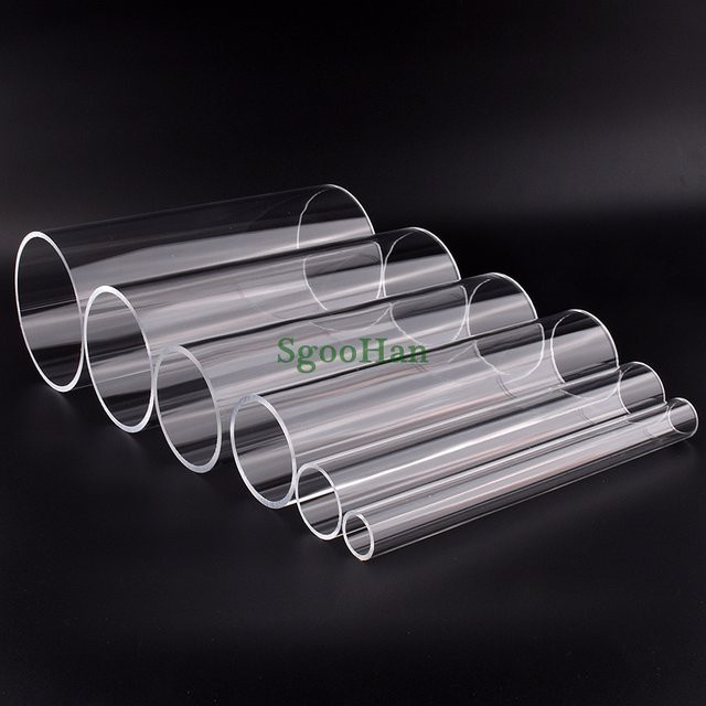 2er-Set SgooHan Acryl Rohr Transparent, Durchmesser: 16 bis 110 mm, Länge: 20 cm - Bild 1