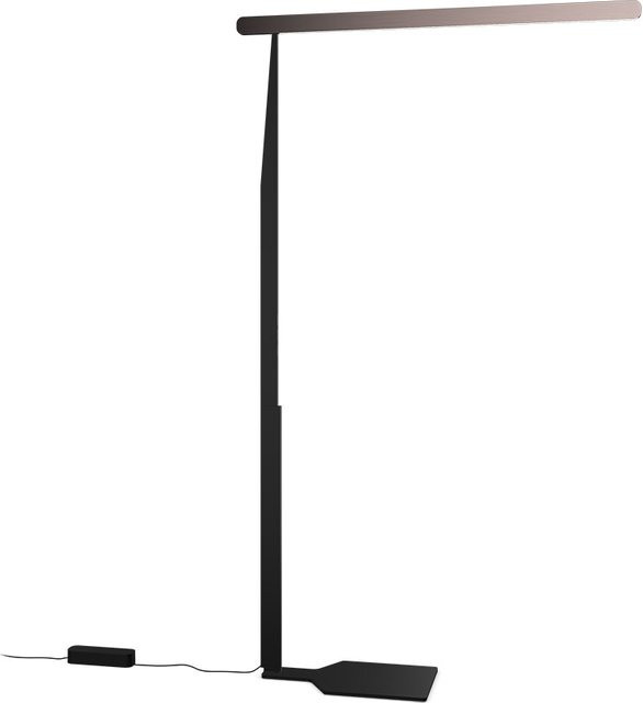 Occhio Mito linear terra LED-Stehleuchte in Schwarz matt mit Phantom-Kopf und verstellbarer Höhe von 190 bis 220 cm - Bild 1