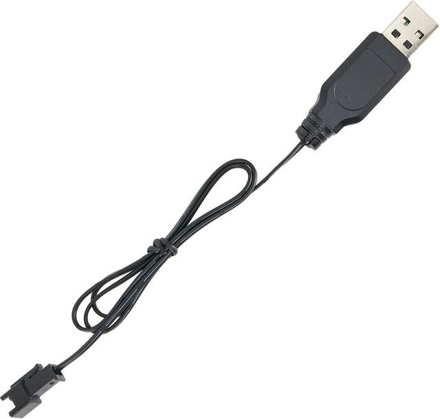 USB-C Ladekabel für 3,7 V Lithium SM-2P Forward Batterieladegerät, Schwarz - Bild 1