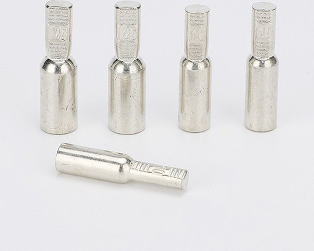 C45 Schutzschalter-Anschlussklemme DTD-16/25/35mm aus verzinntem Kupfer für Luftschalter-Pin-Anschluss in Silber - Bild 1