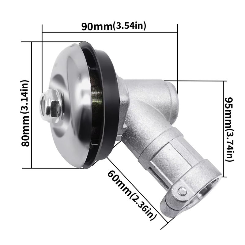 FNICEL Ersatz Getriebekopf für Rasenmäher und Grasschneider mit 7/9 Zähnen und 26mm/28mm Aufnahme - Bild 2