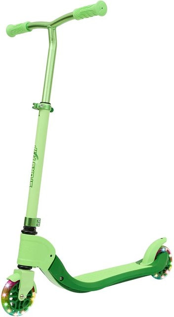 Kinder-Scooter Flip LED, grün - Bild 1