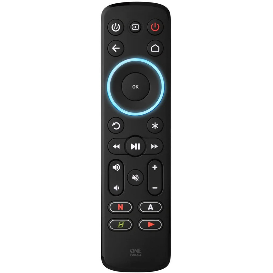 One For All URC7935 Universalfernbedienung für Streamer in Schwarz - Bild 1