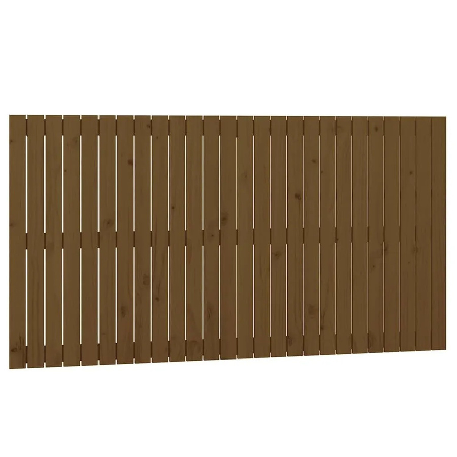 vidaXL Wand-Kopfteil aus Massivholz Kiefer in Honigbraun B: 166 cm, H: 90 cm, T: 3 cm - Bild 2