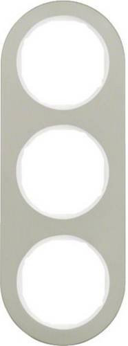 Hager Rahmen aus Edelstahl in Silber matt WLD9300STW - Bild 1