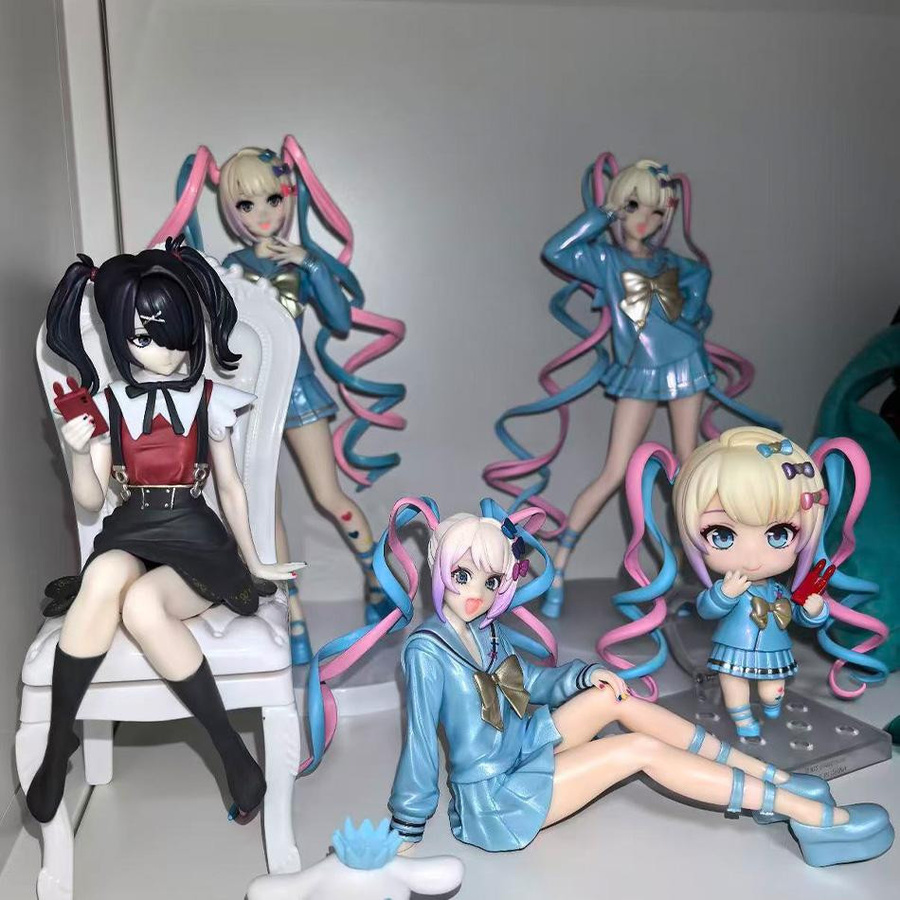 Yiran toy 1 Chouzetsu Saikawa Tenshi-chan Sitzendes Modell PVC Statue - Bild 4