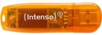Intenso Rainbow Line USB-Stick 64 GB Orange Transparent - Bild 1