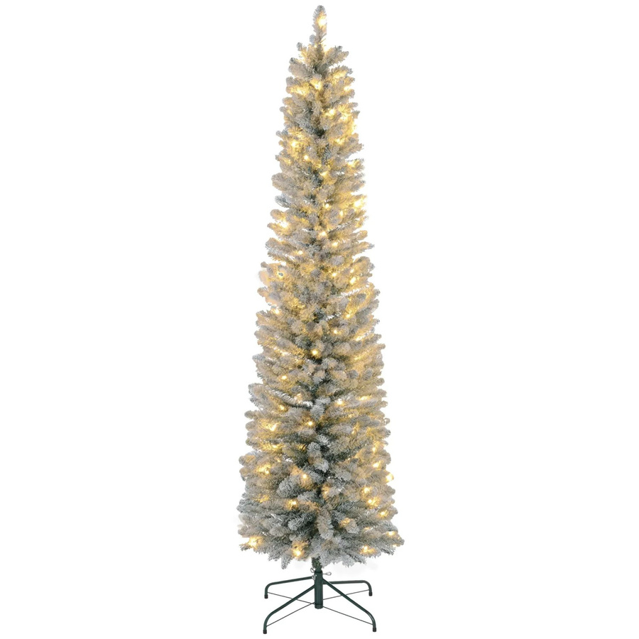 HOMCOM Künstlicher Weihnachtsbaum in Grün mit 180 warmweißen LEDs und 405 Astspitzen, Höhe: 210 cm - Bild 2