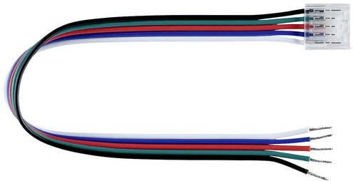 Paulmann Connector RGBW Slim Feed 12mm Verbindungskabel für LED Streifen 24V, L x B x H: 0,215 x 1,4 x 0,55 cm - Bild 1