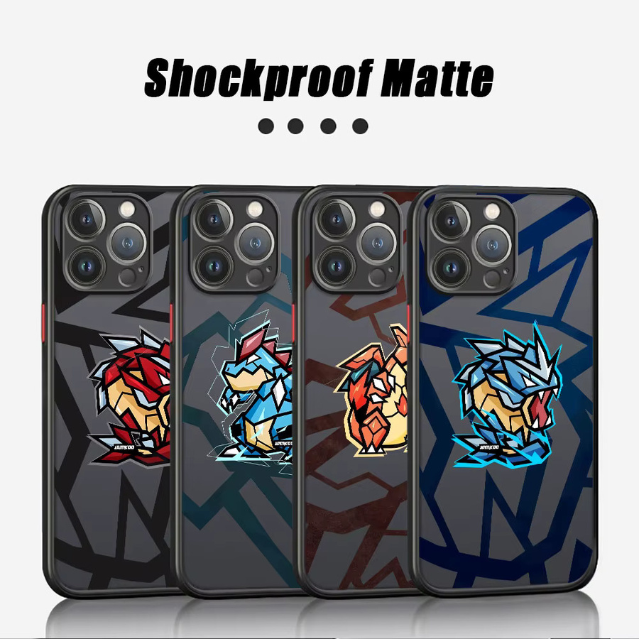 Retro Anime Pokemon Handyhülle aus PC Hartschale für Apple iPhone Modelle in Multicolour - Bild 2