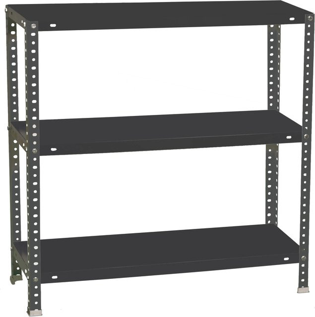 PROREGAL Schraubregal Panda Small in Anthrazit, H x B x T: 100 x 110 x 50 cm - Bild 1
