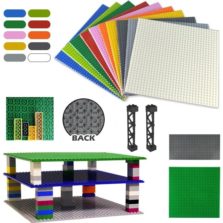 Yiran toy Grundplatte Doppelseitige Bauplatten 32*32 Noppen Bunt / Mehrfarbig - Bild 3