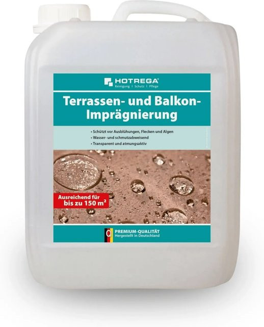 Hotrega Terrassen und Balkon Imprägnierung transparent 5 l - Bild 1