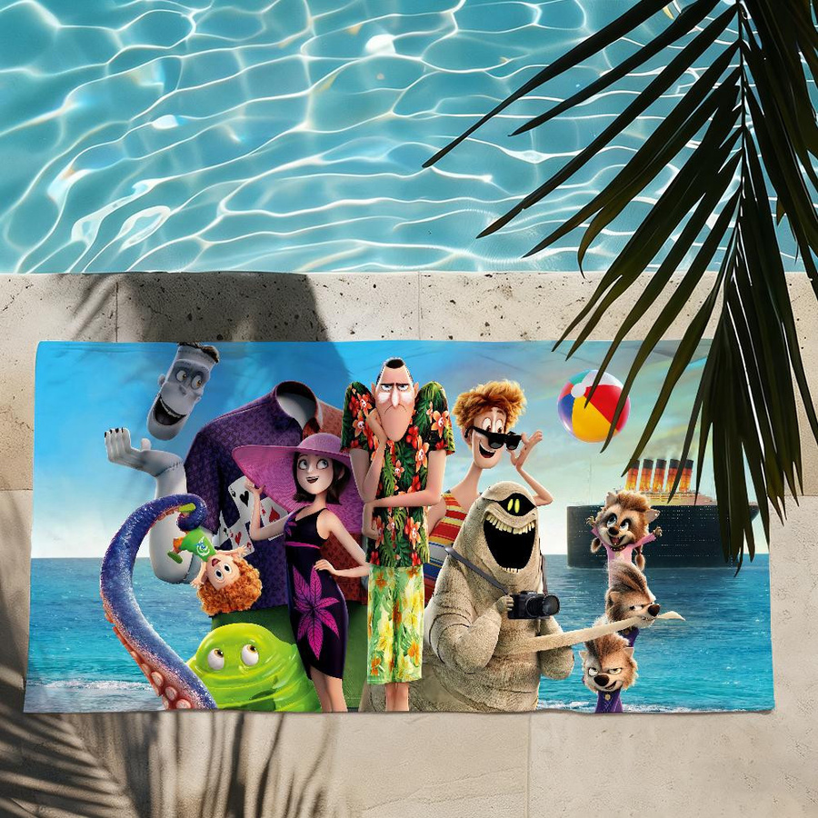 H-Hotel T-Transsilvanien-S Handtuch schnelltrocknend und saugfähig, Multicolor, B: 40 cm, H: 60 cm - Bild 5