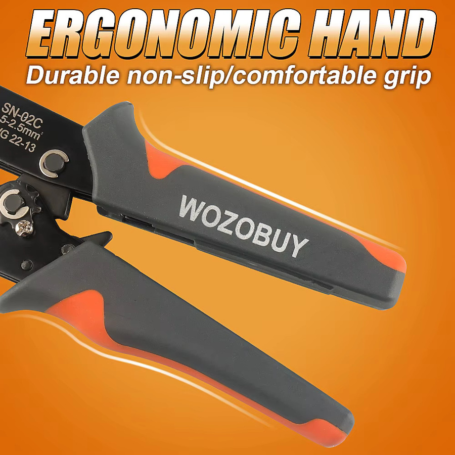 WOZOBUY Crimpzange SN-02C für elektrische Klemmen und Drahtanschlüsse - Bild 5