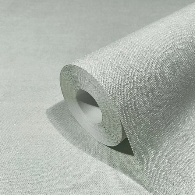 Marburg Vliestapete Modern Uni Grün-Grau FSC Non-Woven - Bild 1