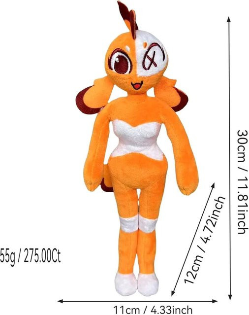 Yiran Health & Beauty Ingwer-Clownfisch, Plüschtier, 30cm, ab 1 Jahr - Bild 1