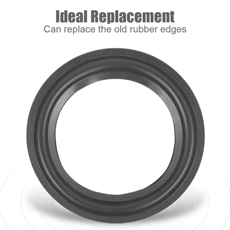 Elastische Gummikante in Schwarz für Lautsprecher-Reparatur als weicher Surround-Rand für Woofer in den Größen 3 bis 12 Zoll - Bild 4