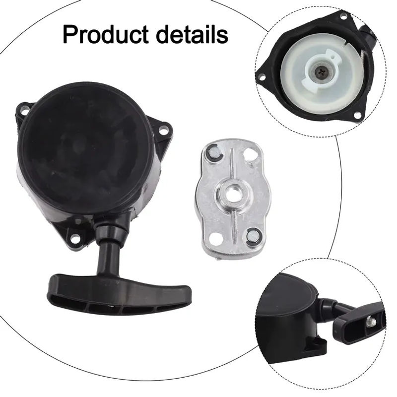 Vibratite Seilzugstarter Schwarz für Rasenmäher-Zubehör TU26 UMK431 Freischneider-Motor FG100 TL23 sowie Mitsubishi GX22 GX31 HHE31C - Bild 7