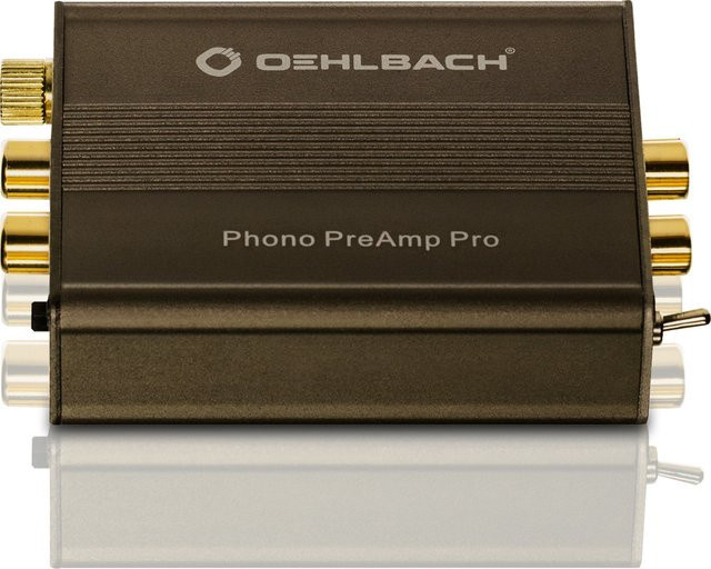 Oehlbach Phono PreAmp Pro Phono-Vorverstärker für MM / MC in Gold - Bild 1