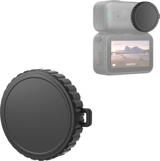 DJI OSMO Nano Silikon Objektiv Hintere Kappe Staubschutz Abdeckung Schwarz - Bild 1