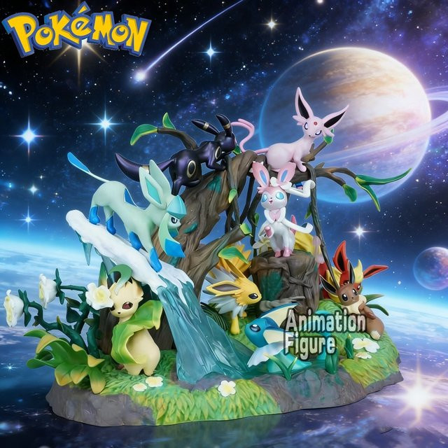 Bandai Pokémon Eeveelution Actionfigur, PVC-Statue, 27cm - Bild 1