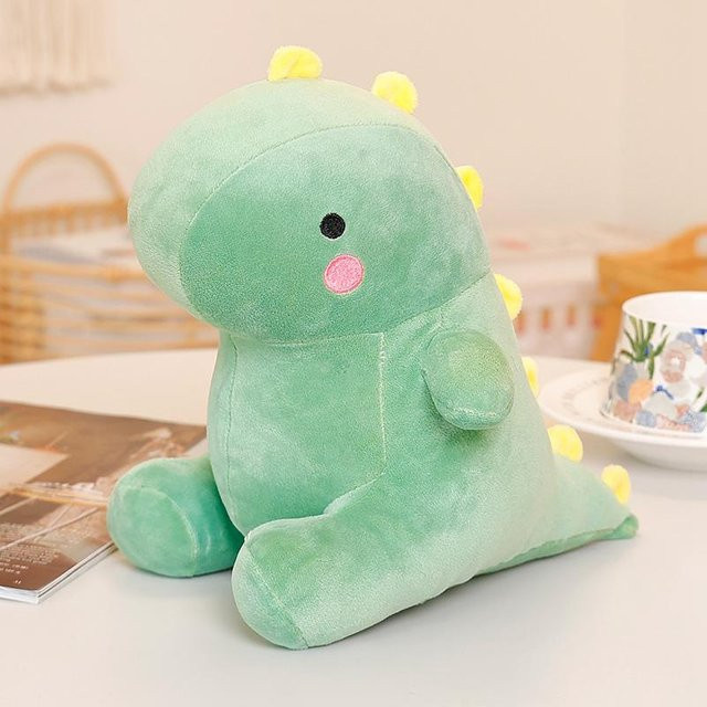 Yiran toy Dinosaurier Plüschtier, Rosa Grün, ab 14 Jahren - Bild 1