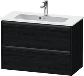 Duravit Waschtischunterschrank Ketho.2 Compact in Weiß mit 2 Schubladen, wandhängend, B/T: 81 x 39 cm - Bild 1