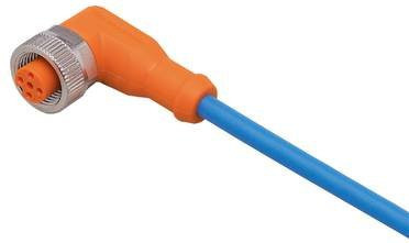 ifm Electronic ENC15A Anschlussleitung mit Buchse, gewinkelt, 5-polig, multicolor - Bild 1