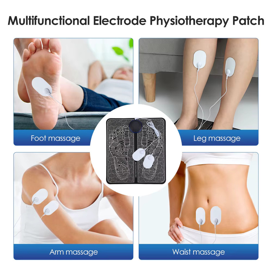 CAMMUO EMS Fußmassagegerät in Schwarz zur Schmerzlinderung und Entspannung durch elektrische Muskelstimulation und Akupunkturmassage - Bild 5
