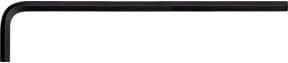 KS Tools Innensechskant-Winkelstiftschlüssel aus gehärtetem Stahl, lang, schwarz, 5/32" - Bild 1