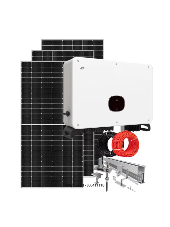 Kommerzielles Solar-Elektropanel-System mit Grid Tie in Weiß für 30 kW, 40 kW oder 50 kW zur energieeffizienten Stromerzeugung - Bild 2