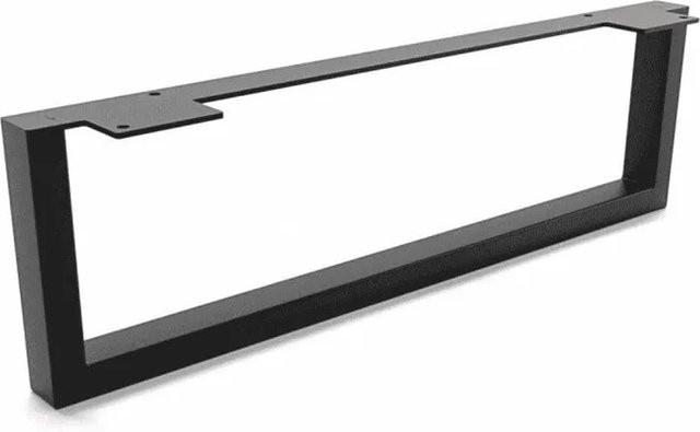 HEVVA Möbelbein GRAZ in Schwarz, Höhe: 15 cm, Tiefe: 50 cm - Bild 1