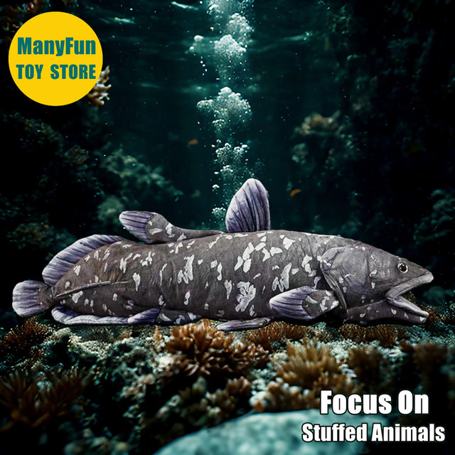 Adopt Me Pets Coelacanth Plüschtier, Grau - Bild 1