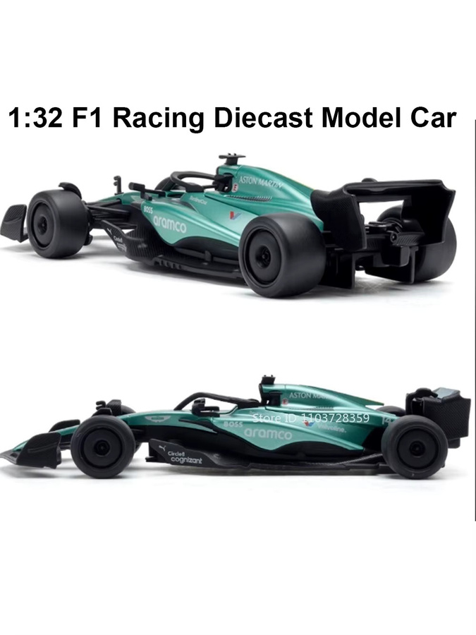 MAKEDA F1 Miniaturmodell Supersportwagen, 1:32, Metall, Grün - Bild 7