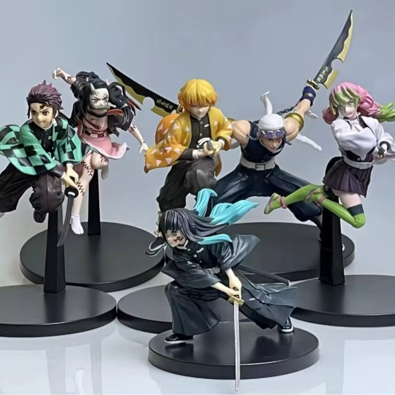 Bandai Kimetsu no Yaiba Anime Figur aus PVC multicolor mit Charakteren wie Tanjiro, Nezuko und Zenitsu - Bild 3