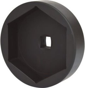KS Tools Achsmuttern-Schlüssel 1 Zoll, 6-kant, kurz, schwarz, Stahl, Länge: 140 mm - Bild 1
