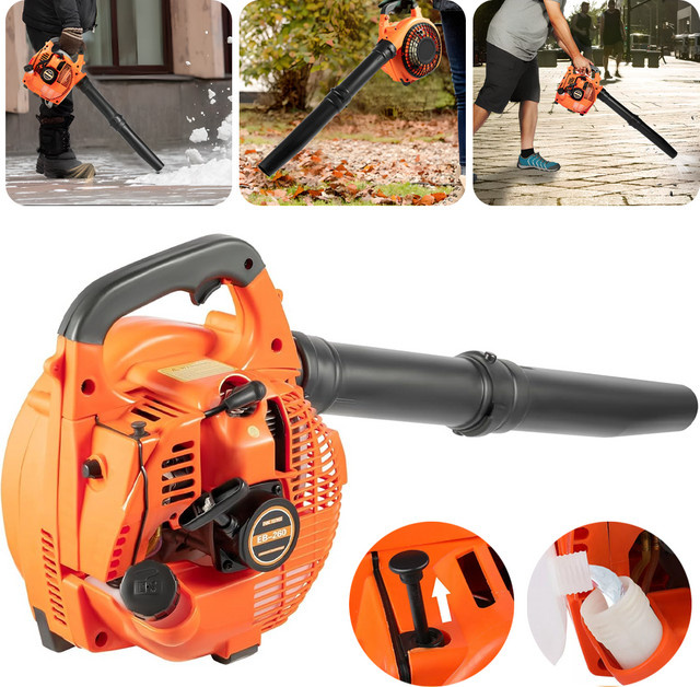 LONENESSL Gasbetriebener Laubbläser mit 2-Takt-Motor, 25,4 ccm, Orange - Bild 1