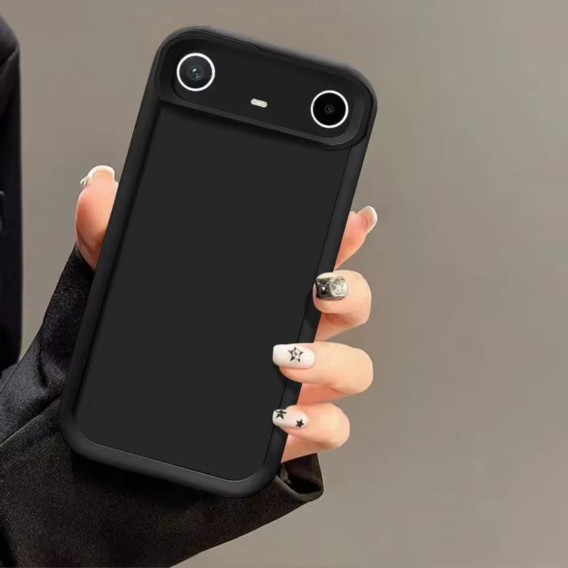 EUCAGR Schutzhülle für Tecno Spark Slim, Tecno Pova Slim und Tecno Km7k in Rot, Matte Softcase Rückseite - Bild 2