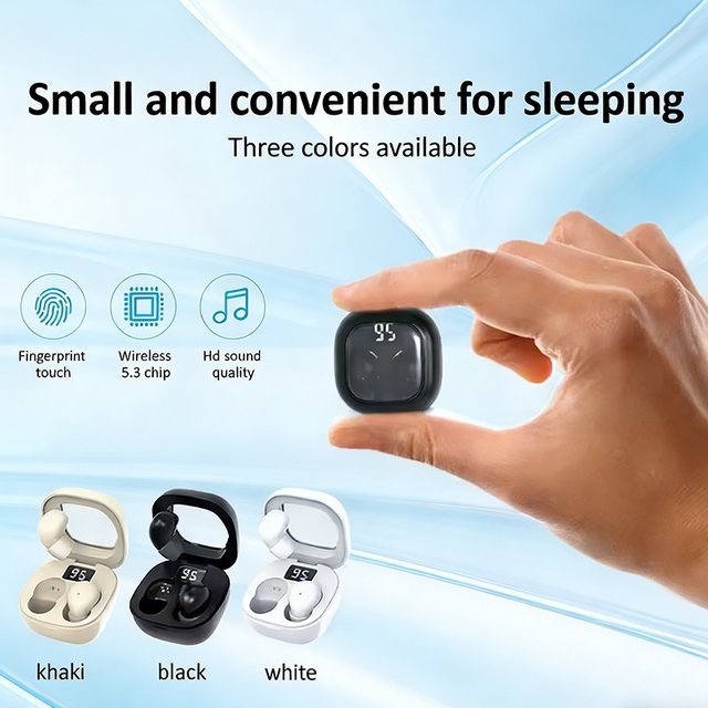 SK19 Mini kabelloses Bluetooth In-Ear Headset mit HD-HiFi-Bass in Weiß - Bild 1