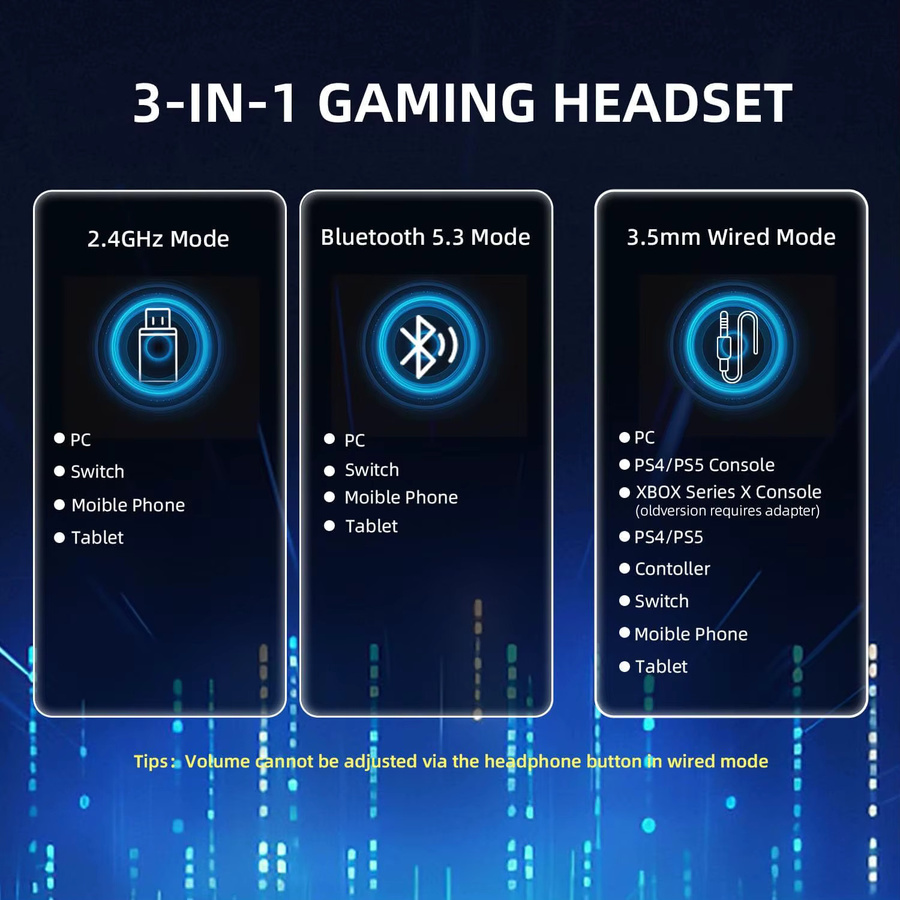 Attack Shark L80PRO Kabelloses Gaming-Headset mit Lightseed Tech, abnehmbarem Dual-Mikrofon und Tri-Mode in Schwarz oder Weiß - Bild 2