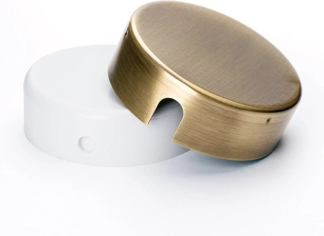 Orion Lightstyle Verteilerdose aus Metall in Antik Bronze/Gold/Messing Durchmesser: 70 mm - Bild 1